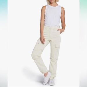 Current/Elliott Stylish White (Biscuit) Cargo Pants